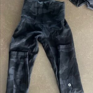 Black Camouflage leggings